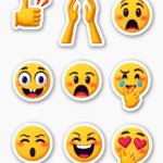 Reaction Icons - Sticker Sheet v13